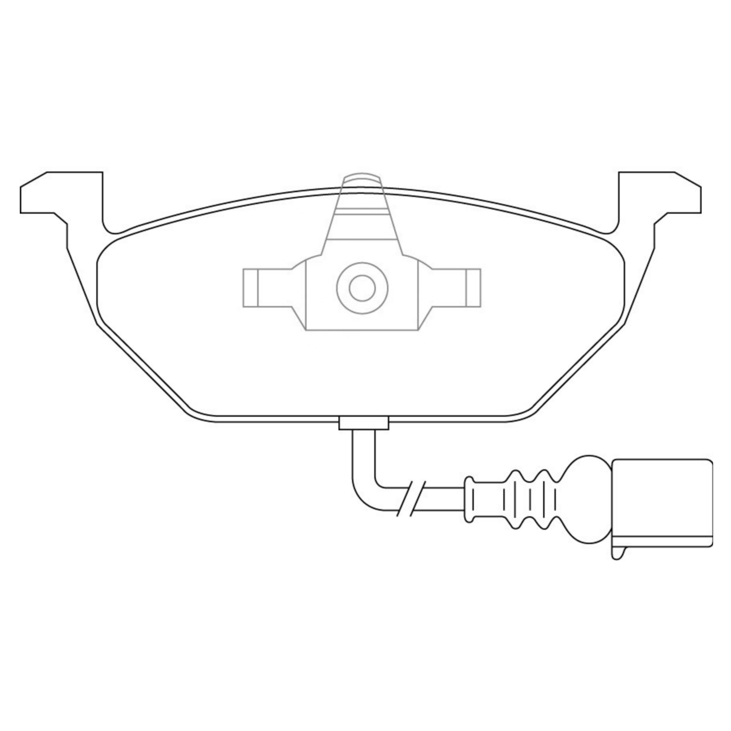High Performance Factory Auto Parts Brake Pads (Pastillas De Freno) OEM Disc D768/wva 21974 Is Front Axle Brake for VOLKSWAGEN