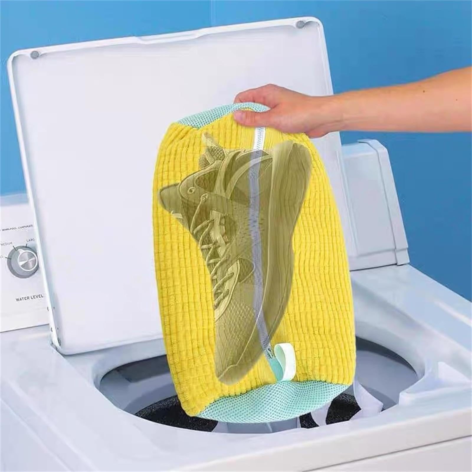 Manufacturer Direct Brake Zipper Chenille Shoe Bag Washing Machine Clean Convenient Reusable Bag Sneakers