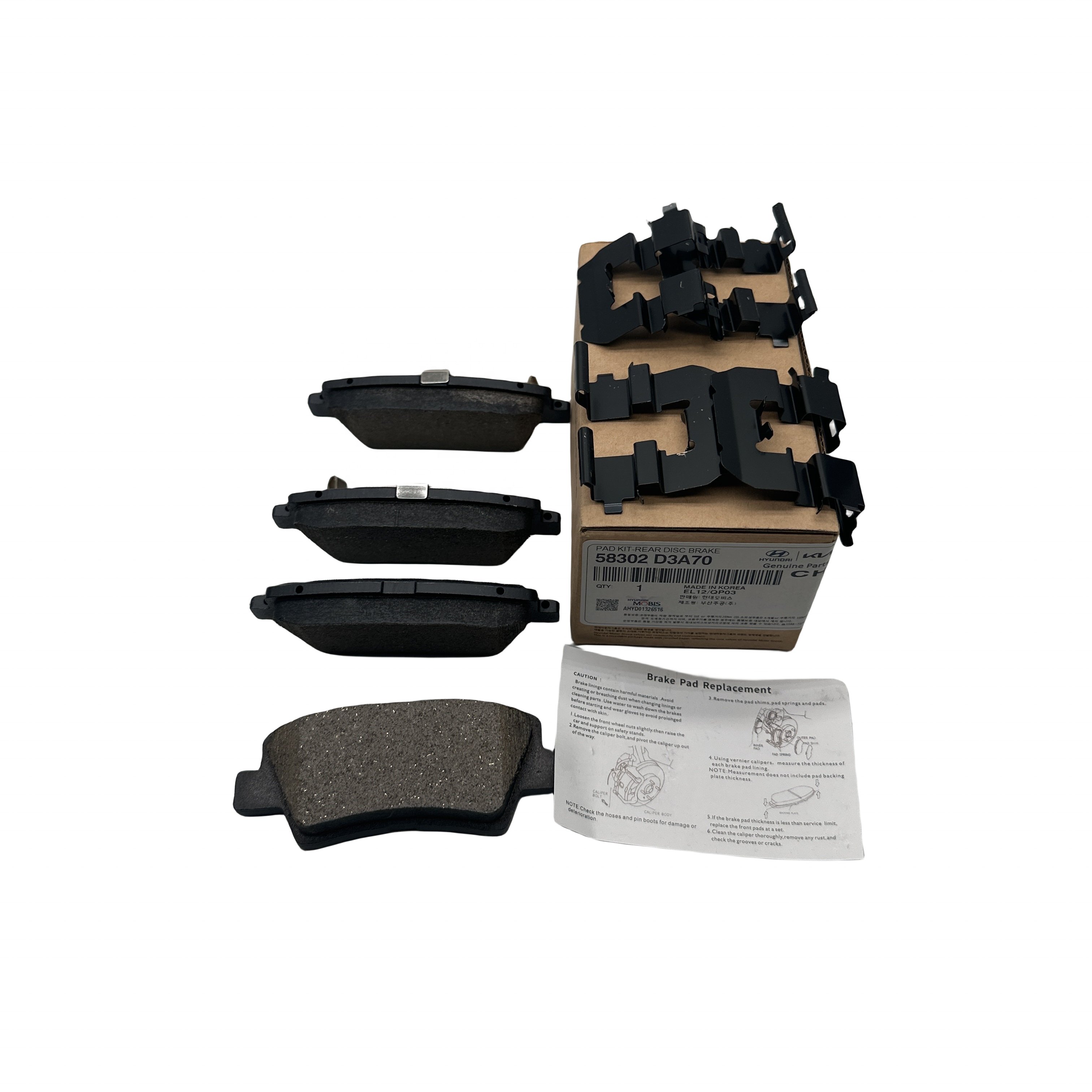 58302-D3A70 Brake System Automotive Accessories Ceramic Disc Brake Pads 58302-D3A80
