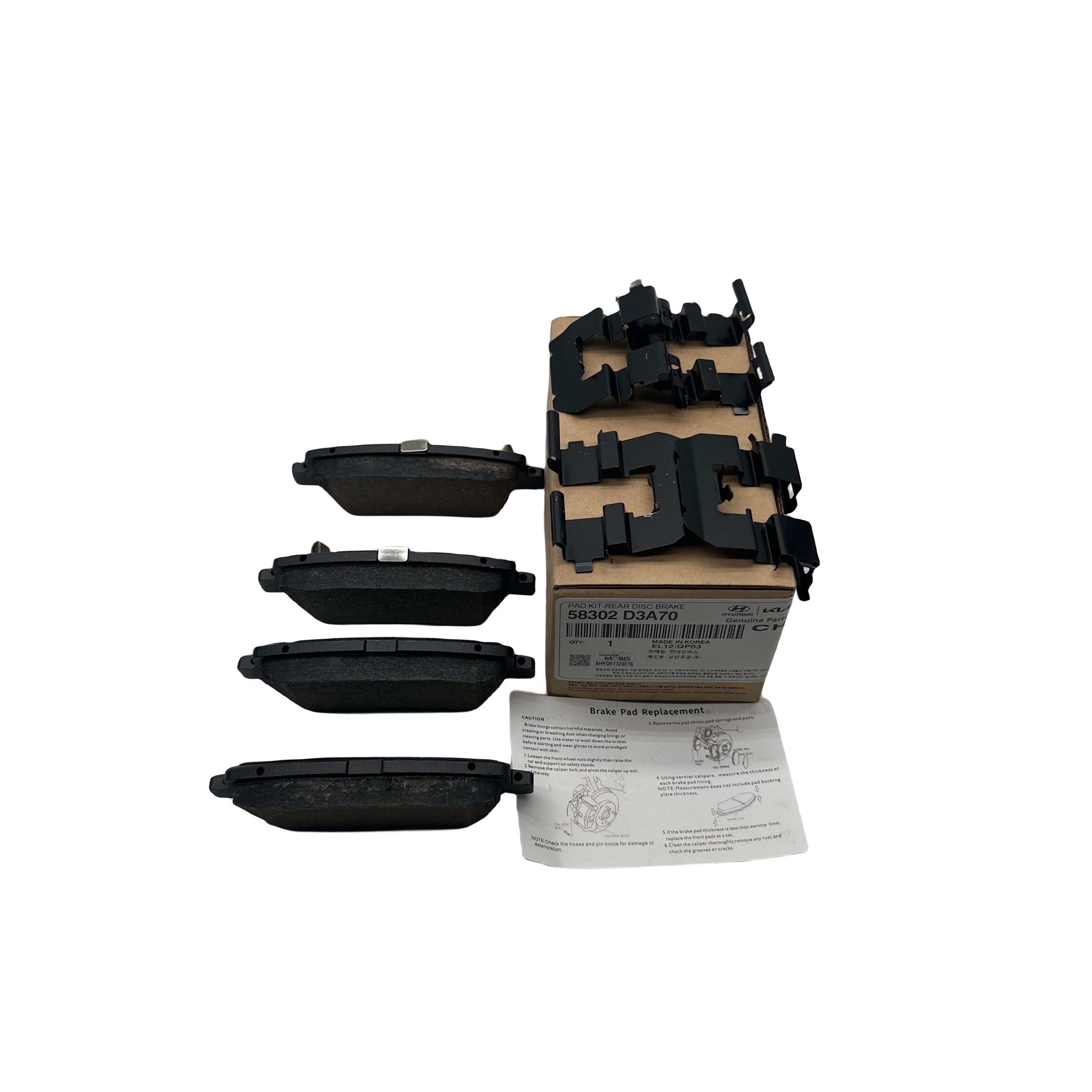 58302-D3A70 Brake System Automotive Accessories Ceramic Disc Brake Pads 58302-D3A80