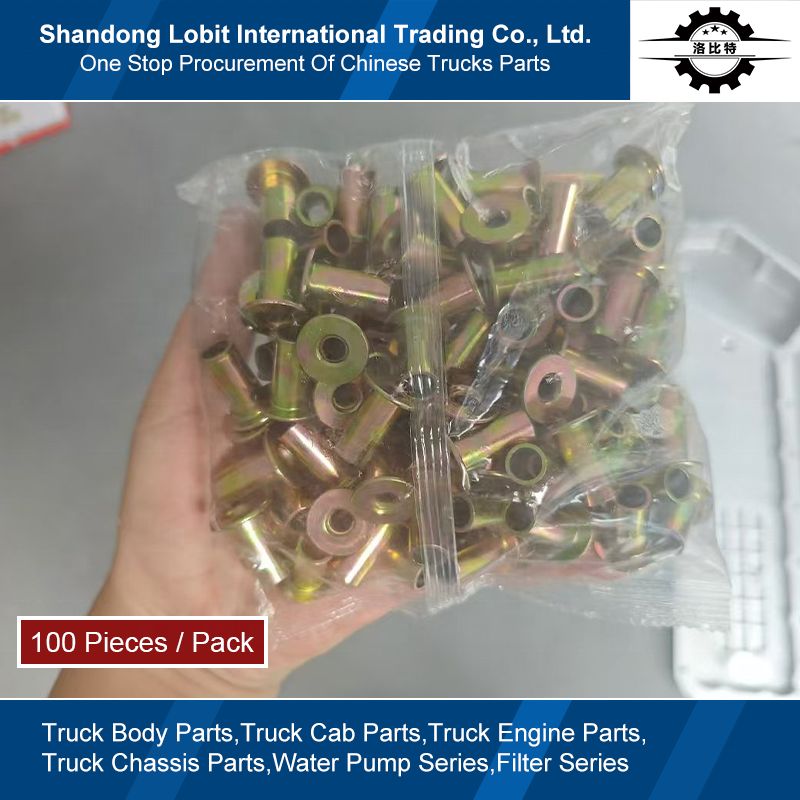 Sinotruk HOWO T5G T7H SITRAK C7H Truck MCP16 Drive Axle Parts Brake Shoe Rivet Brake Pad Rivet Brake Lining Rivets WG9231340068