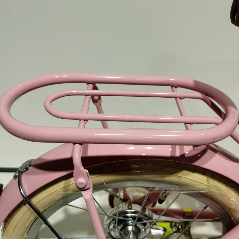 High Quality 16 Inch Girls Bicycle for Kids Single Speed Steel Fork Bike with Ordinary Pedal and Brake Line Cycle