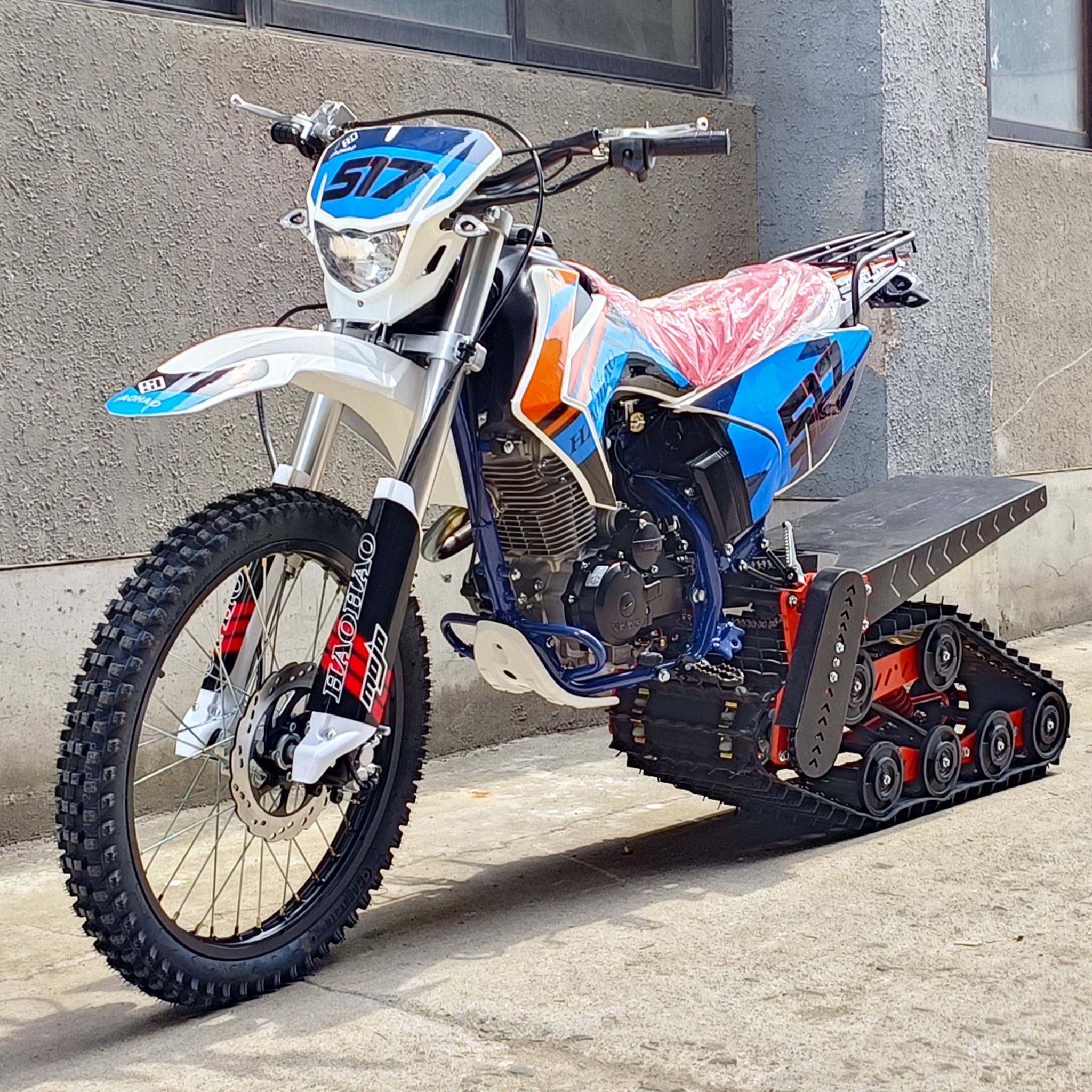 Winter Use 250cc Snow Motorcycle Moto Snowmobile Sledge Adult Motorcycle Off-road Snowmobile
