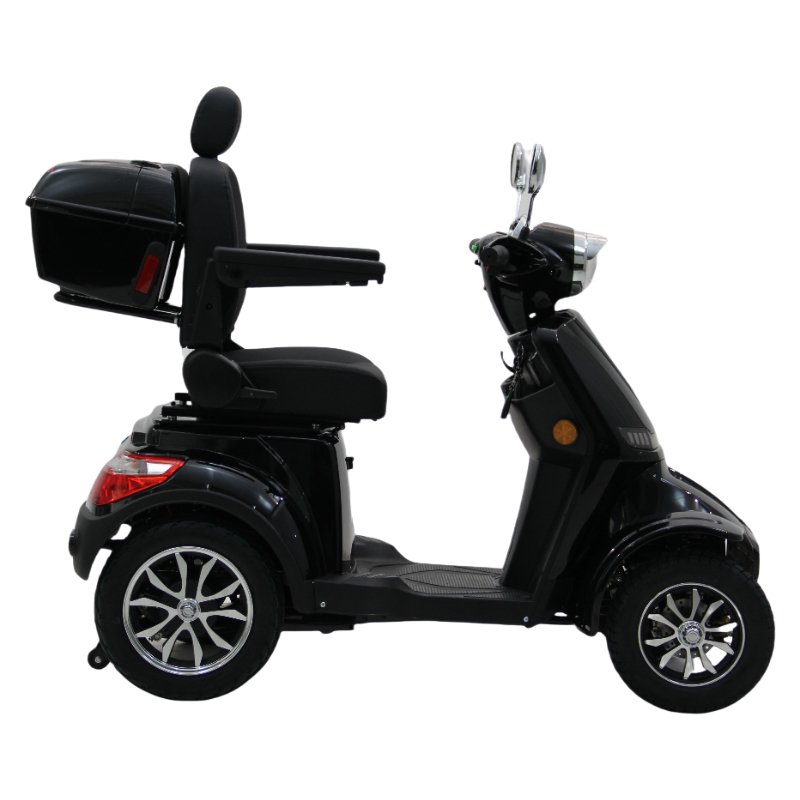 COC CE Certificate 60V 20AH 30AH Lithium Battery Drum Brake Four Wheel Electric Scooter for Elderly