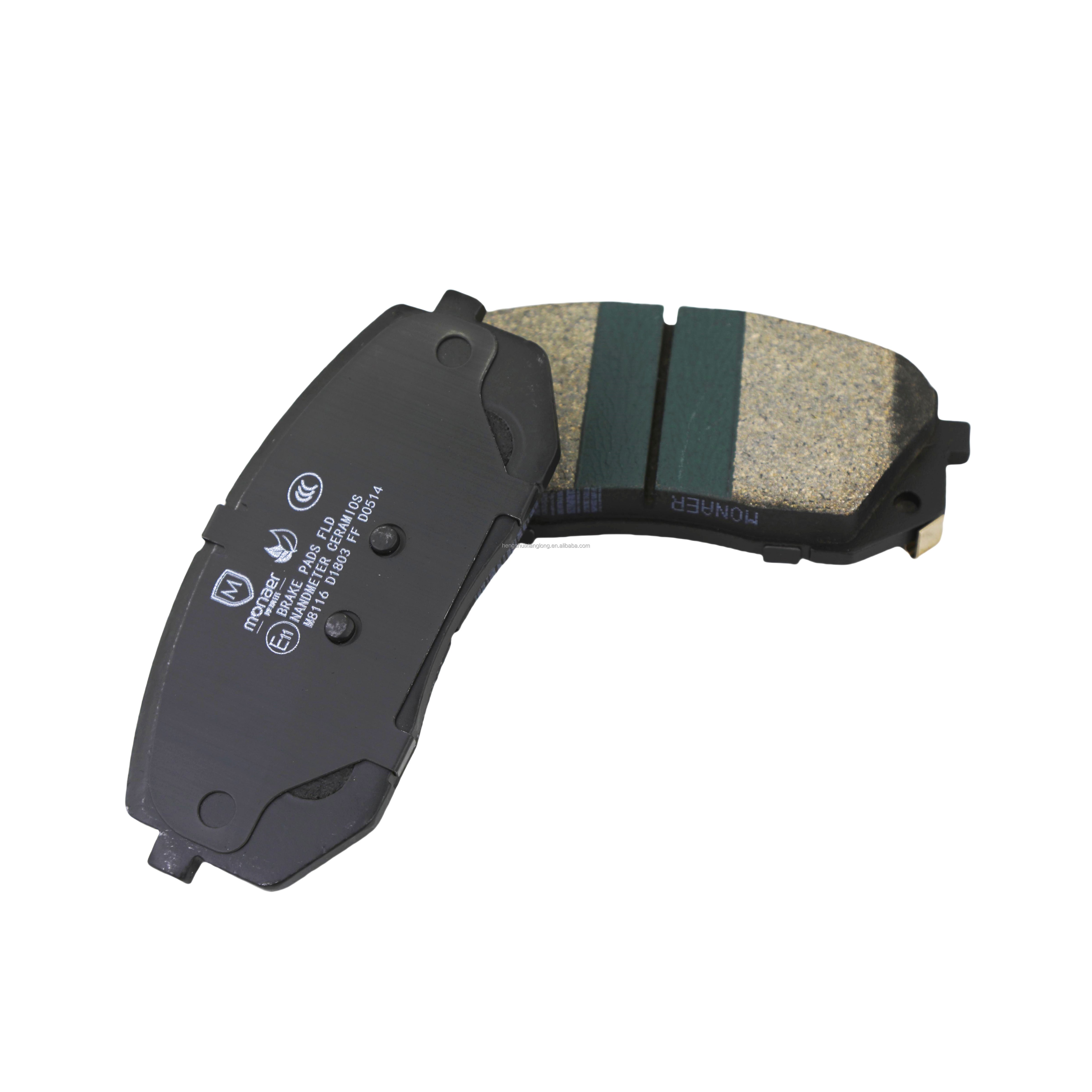 PN0052 PN0578 Monaer High Performance Brake Pads D1803 Ceramic Front Brake Pad for Hyundai