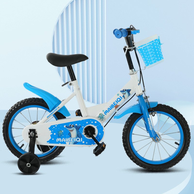 Children's Bicycles Primary and Secondary School Students Stroller 2-12 Years Old with Auxiliary Wheels 12-14-16-18 Inch Bicycle