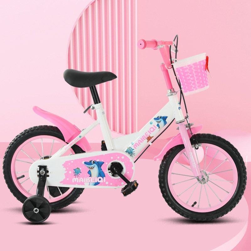 Children's Bicycles Primary and Secondary School Students Stroller 2-12 Years Old with Auxiliary Wheels 12-14-16-18 Inch Bicycle