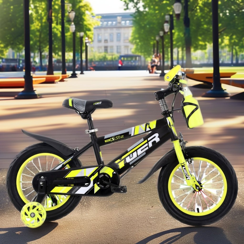 Hot Sale 12 14 16 Inch Boys & Girls Single Speed Pedal Bike Age 5+ Steel Fork Kids Cycle Street Use Factory Direct Cheap