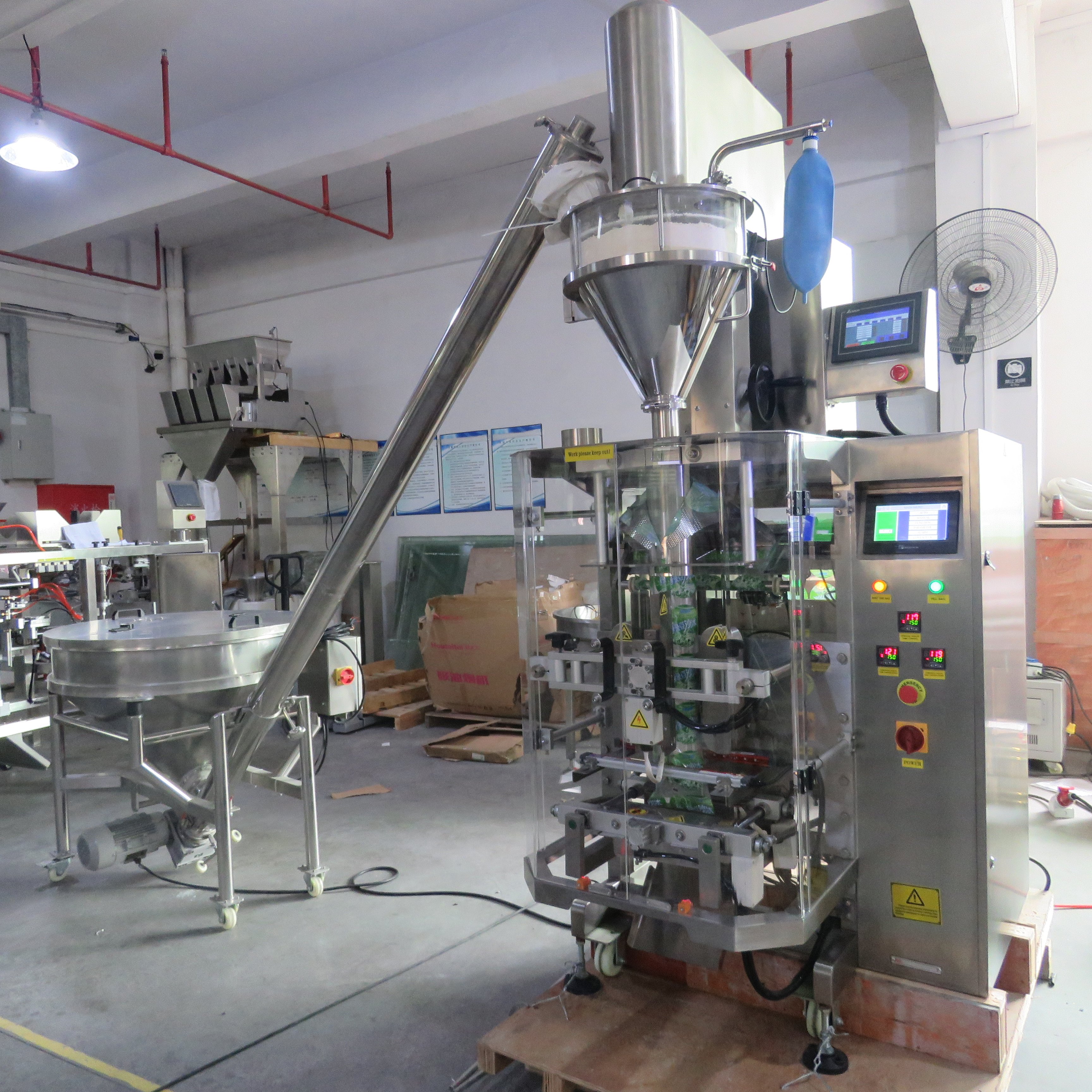 JCL Powder Packaging Machine Pillow Bag Soybean Milk Powder Weighing and Filling Machine With Heat Sealer