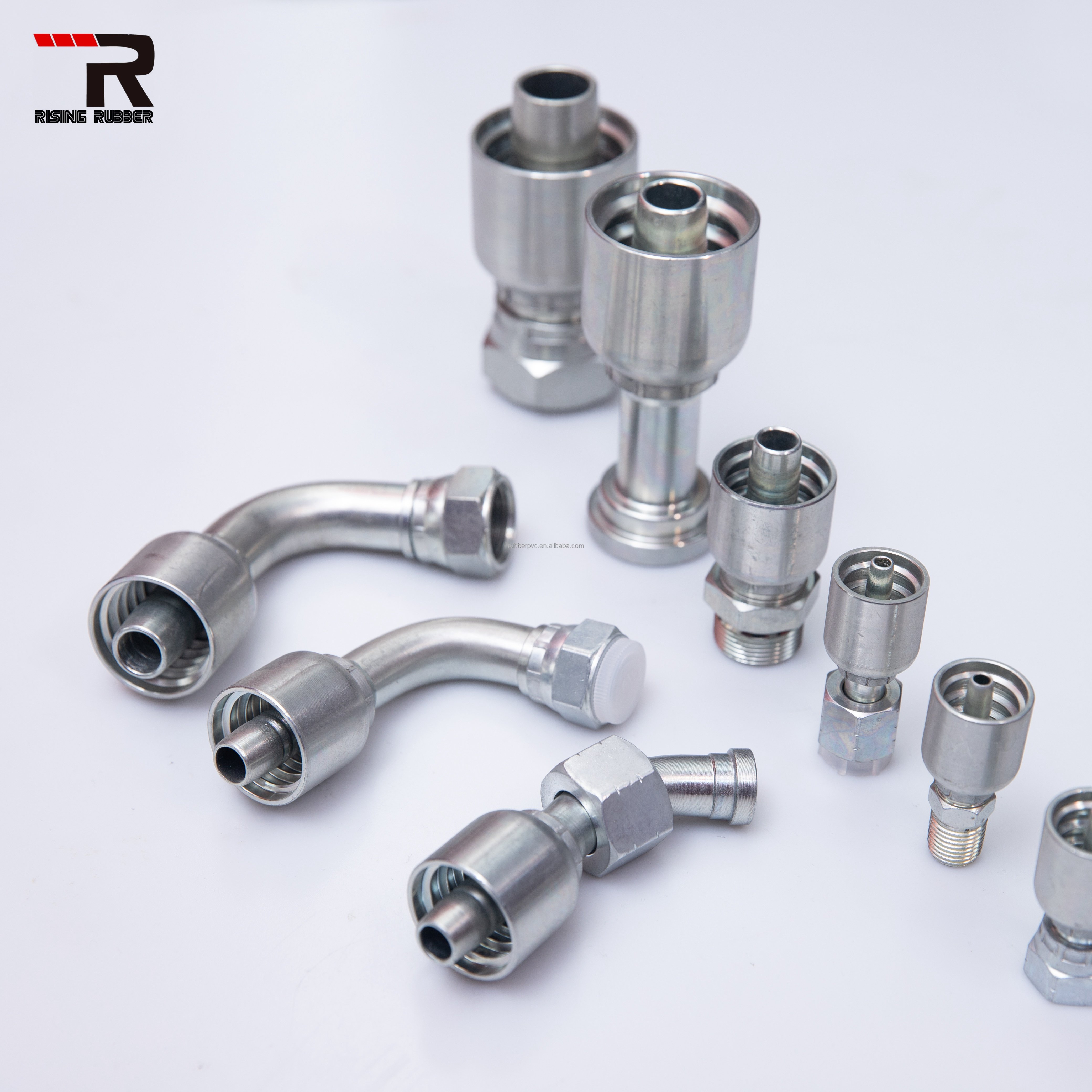 Galvanized Crimp Style Hydraulic Banjo Fitting Female Brake Hose Assembly Auto and Motorcycle Use Casting Technics