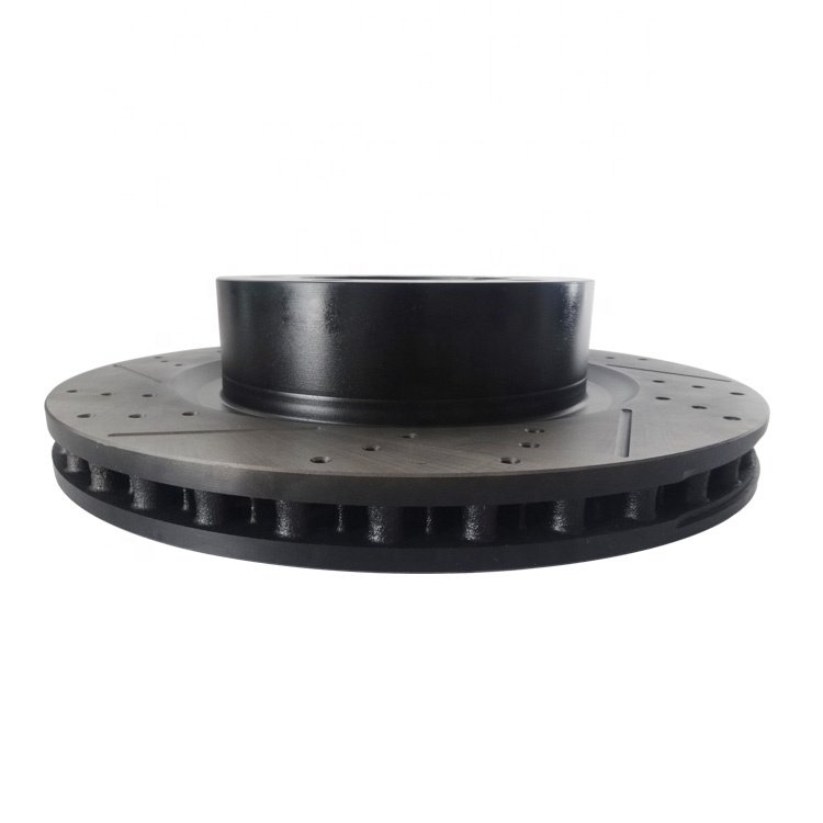 Carbon Fram Disc Brake Drilled and Grooved Auto Front and Rear Brake Discs Set for CHEVROLET Camaro