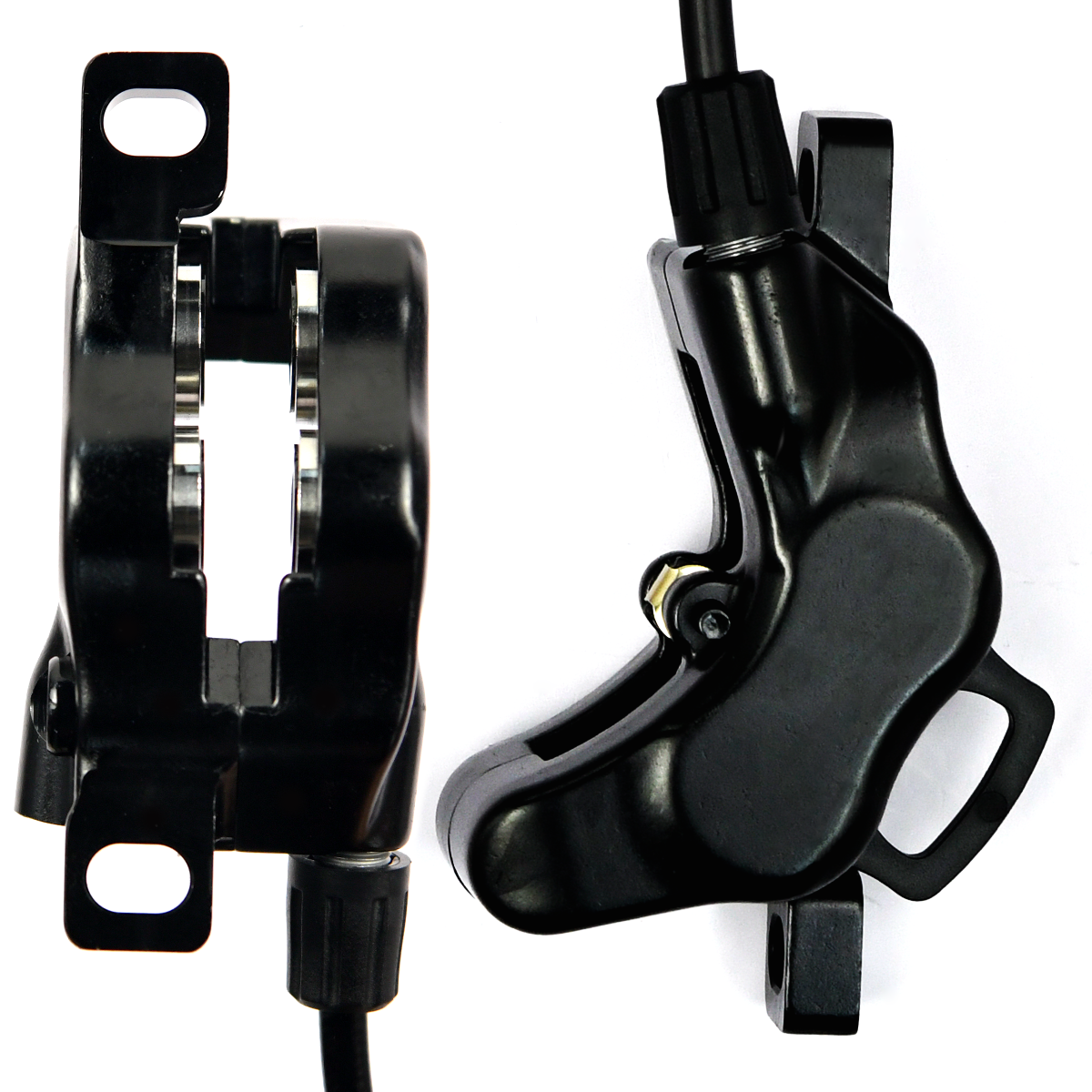 Wuxing 221PYD Electric Bicycle Accessory 4 Pistons Caliper Forged Lever Cut off Sensor Oil Hydraulic Disc Brake