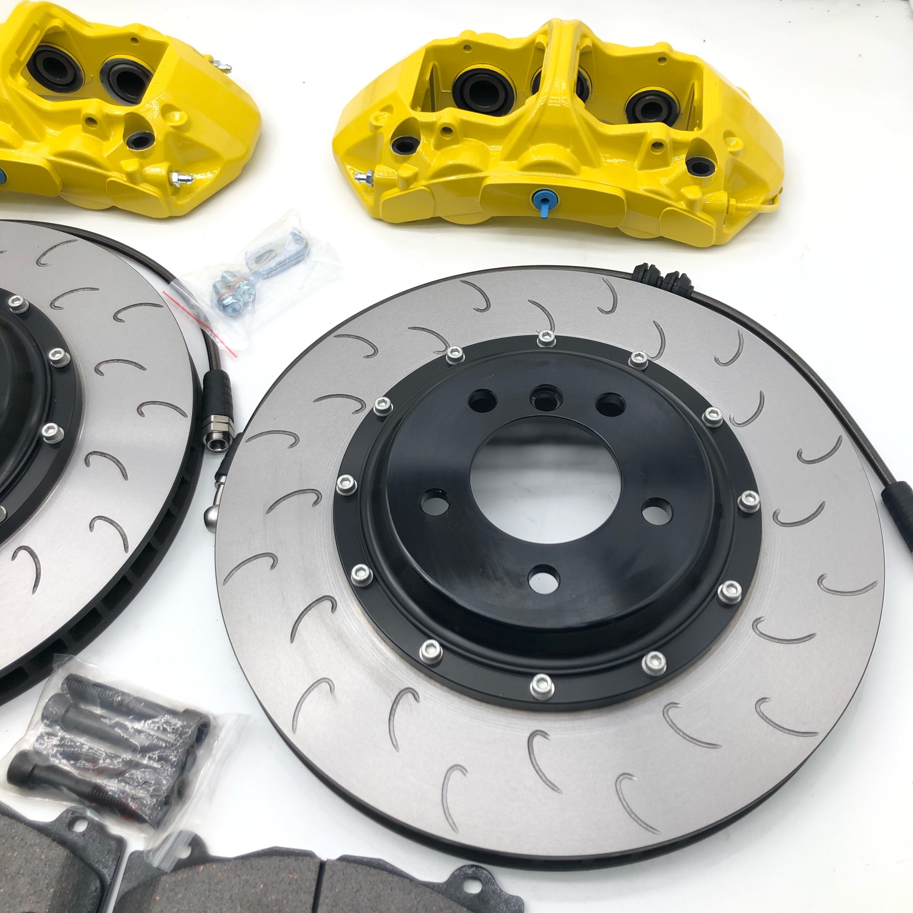 Jekit 6 Pot Brake Caliper 2pc Floating Rotor 380x34mm for nissan Patrol Y61 audi Tt Mk2