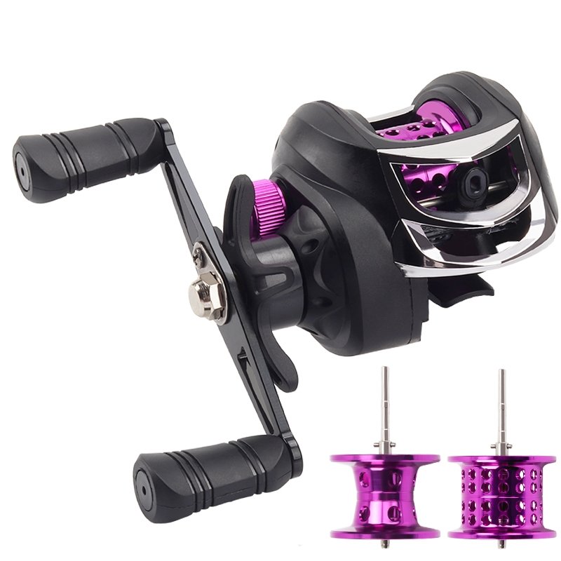Top Right AK Baitcaster Reel Universal Drop Reel Bait Casting Fishing Reel With 8kg Magnetic Brake for Fishing