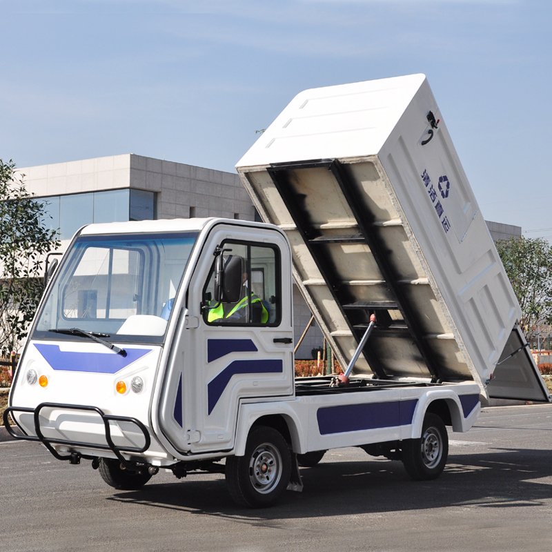 Small Size Electric Dump Garbage Truck for Sale