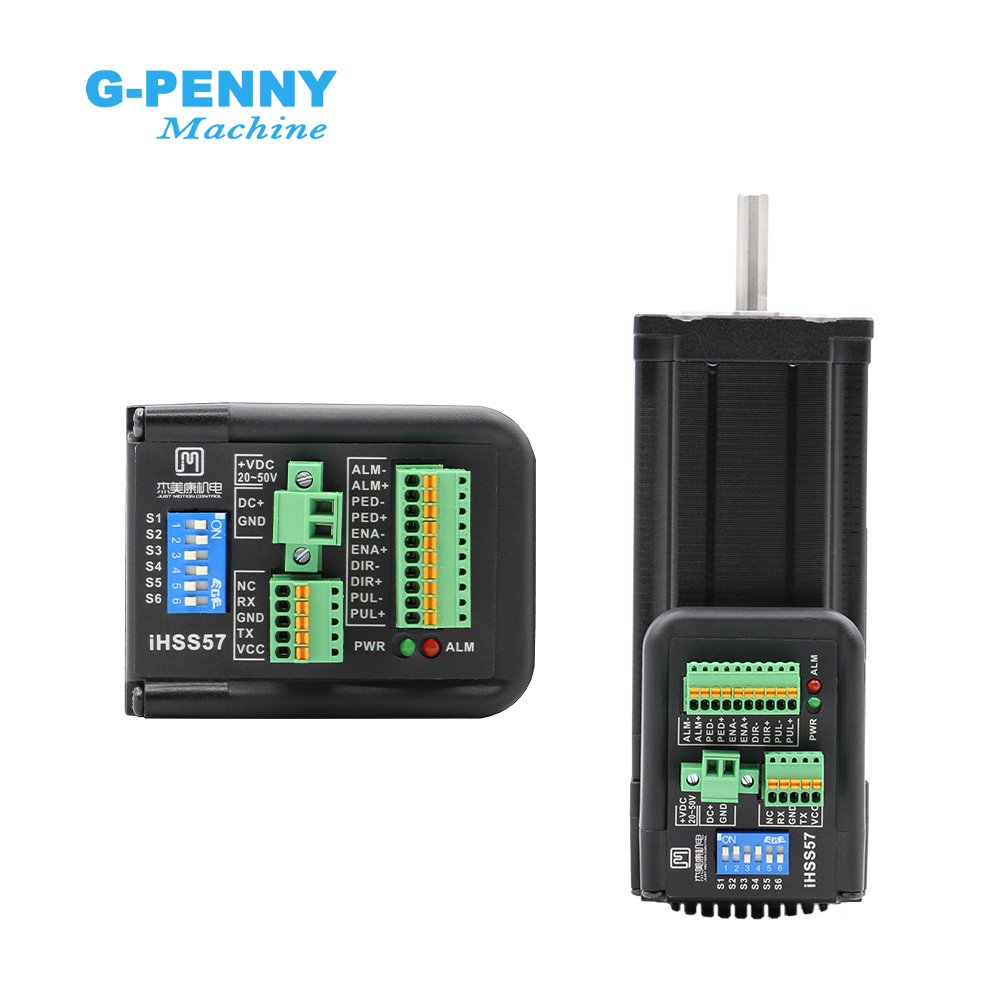 Nema23 IHSS57-36-30 3Nm 5.0A 24~50vDC 428Oz-in Integrated Closed Loop Stepper Motor with Driver Kit