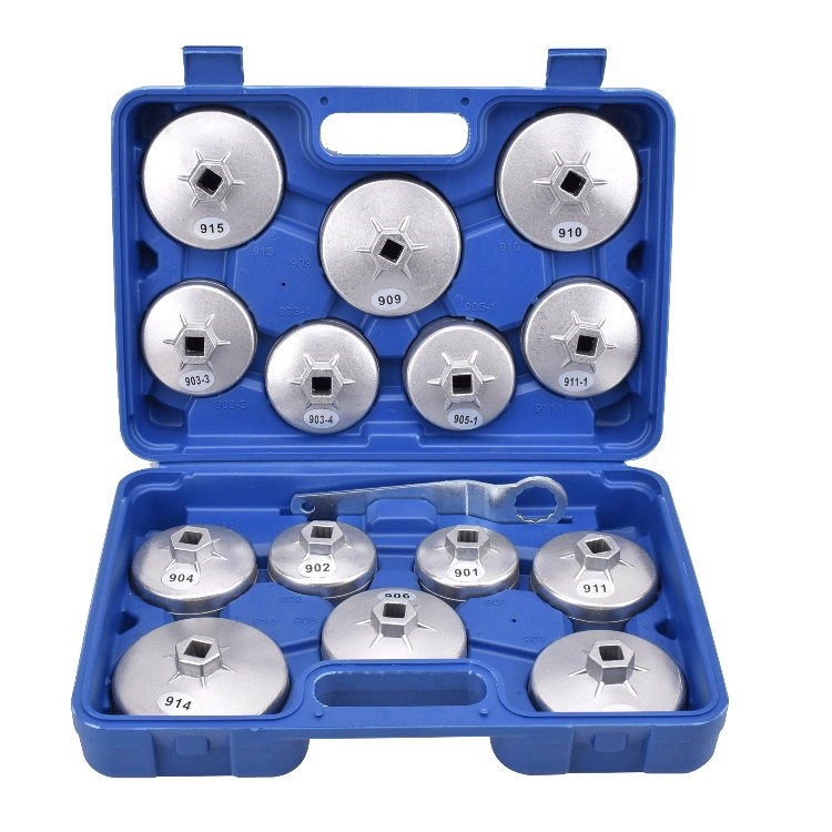 Oil Filter Wrench Set / 15 Pcs