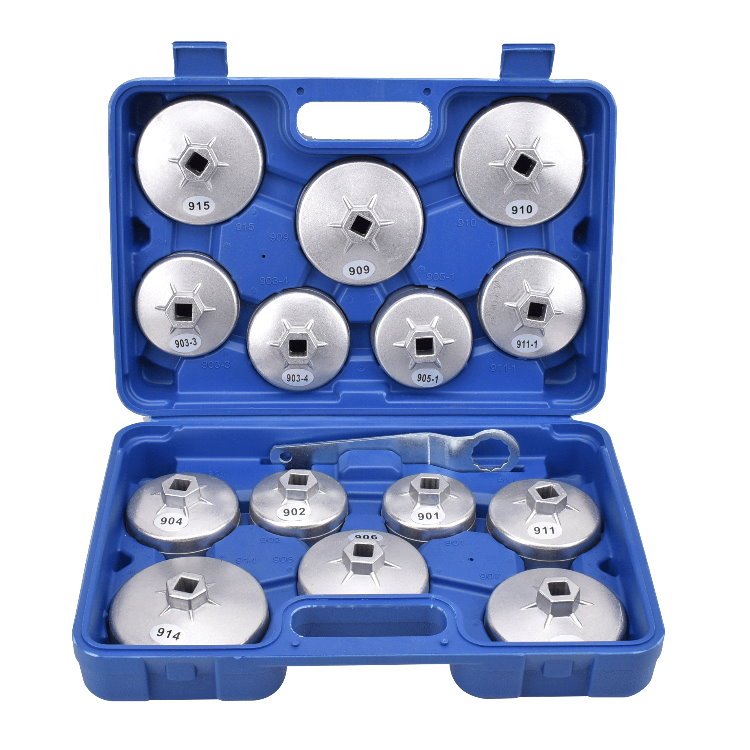 Oil Filter Wrench Set / 15 Pcs