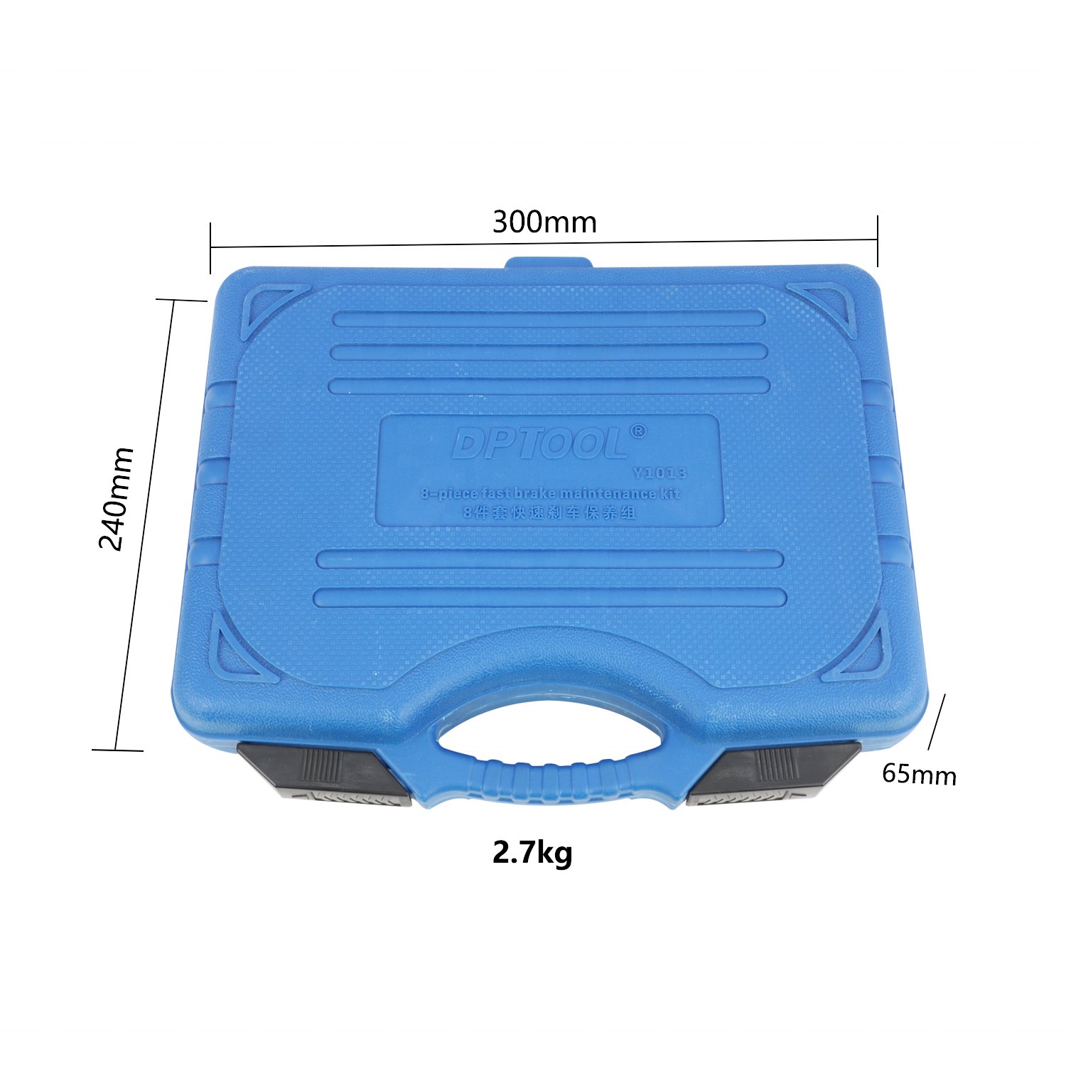 Comprehensive Car Brake Caliper Press Tool Kit 8 Pcs Brake Pad Measuring Tool Brake Pads Wear Thickness Gauge