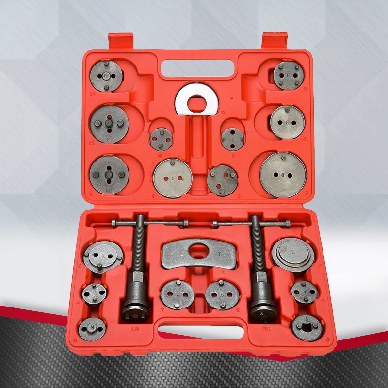 22 Pcs Universal Disc Brake Pad Caliper Piston Wind Back Service Tool Kit