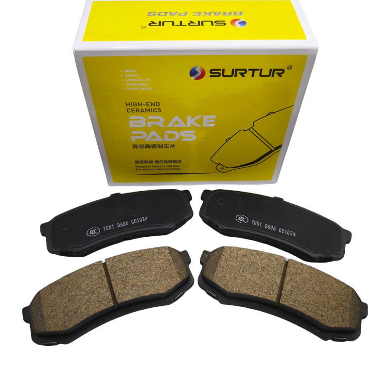 SURTUR New D606 Ceramic Rear Brake Pad for LEXUS GX460 for TOYOTA for Land Cruiser for TOYOTA FJ Cruiser Car Brake Application