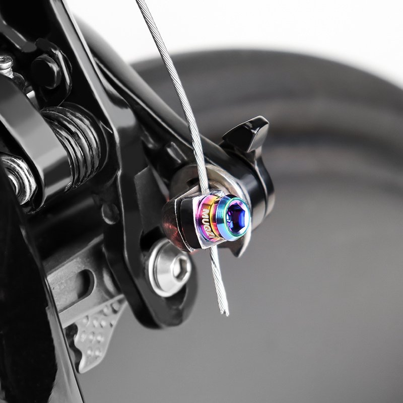 MUQZI M5x10 M6x10 Bike Titanium Bolts Brakes Inner Cable Line Fixed Screws Road Bicycle Rear Derailleur Shift Wire Fixing Bolt