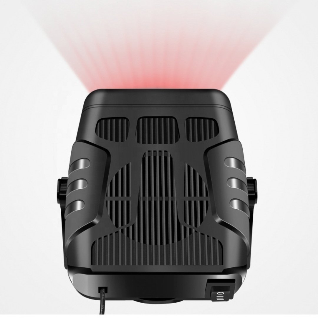 Portable Car 2 In 1 Fun & Heater Fan Vehicle Electronic Air Heater 12V /24V Car Windshield Heater Defogger Demister Defroster