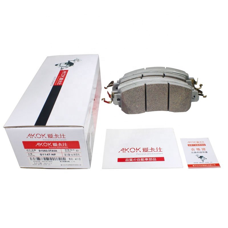 High Quality AKOK Ceramic Brake Pad D1060-3TA0A for Nissan