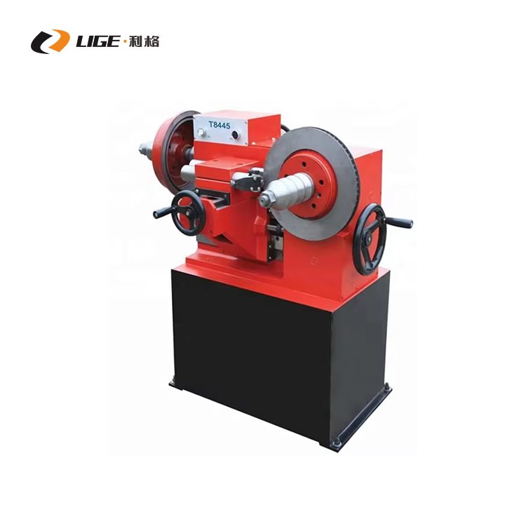Hot Sale Brake Discs and Drums Rotor Cutting and Grinding Lathe Machine T8445