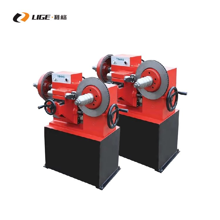 Hot Sale Brake Discs and Drums Rotor Cutting and Grinding Lathe Machine T8445