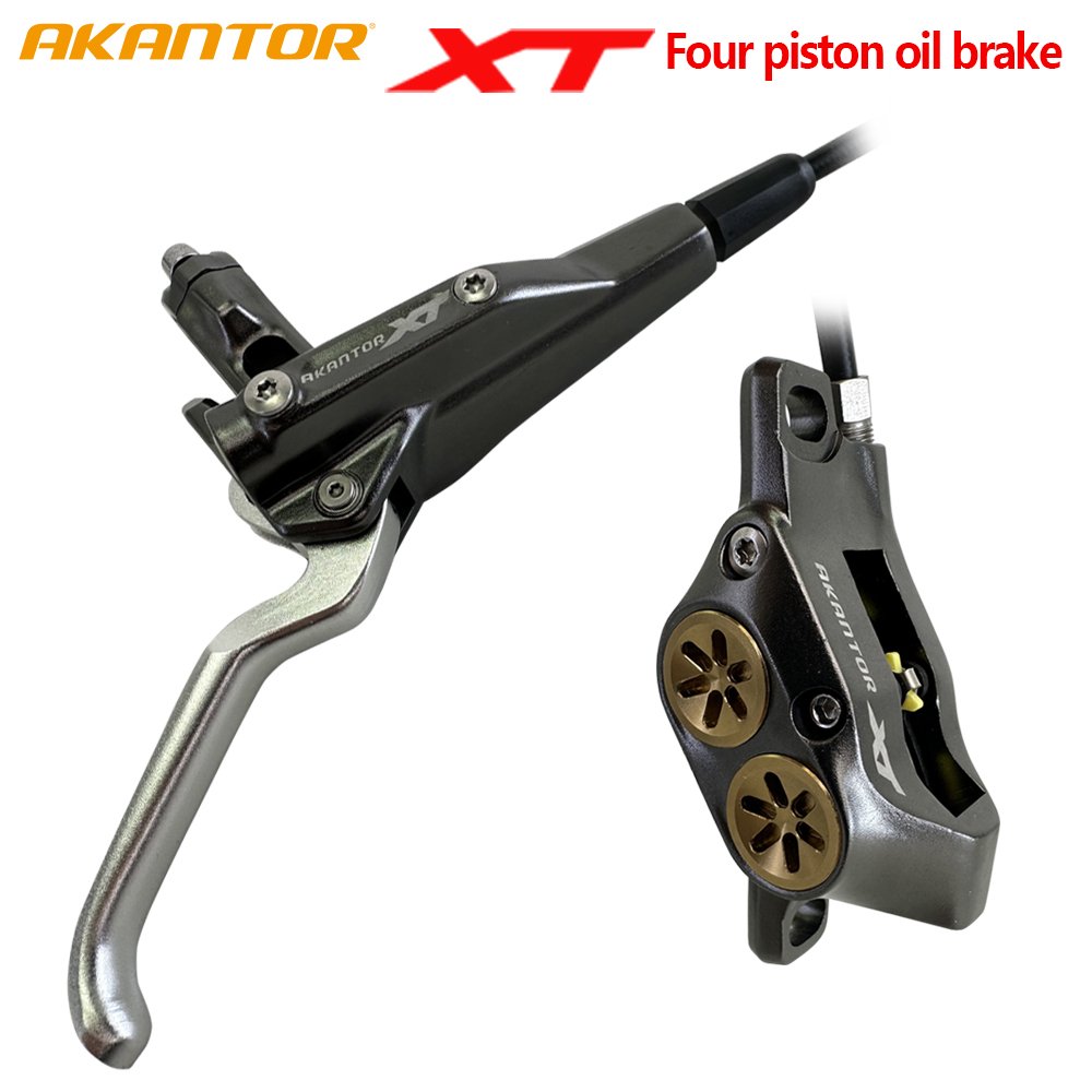 AKANTOR XT 4 Posin Hydraulic Disc Brake for MTB Bike Front 850mm Rear 1500mm Ultralight Oil Disc Brake Bicycle Parts