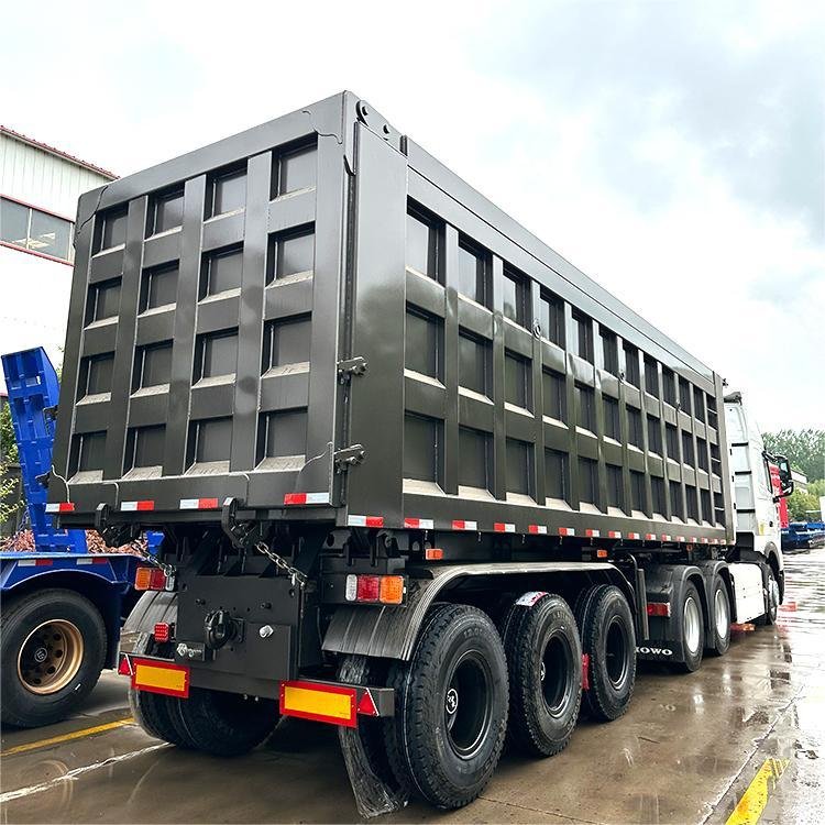 Heavy Duty 3 Axle 38cbm Tipper Truck Trailer