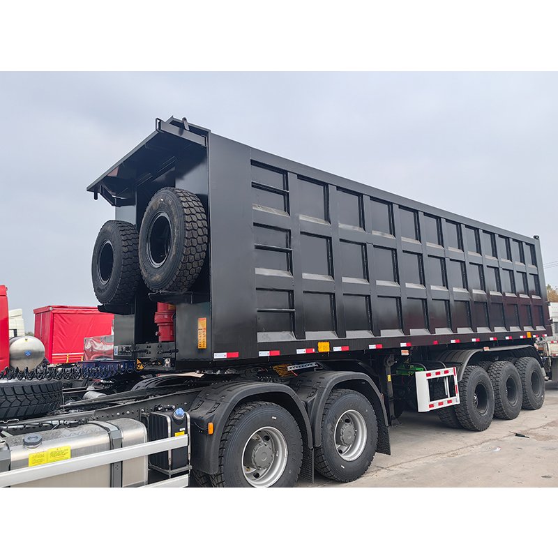 Heavy Duty 3 Axle 38cbm Tipper Truck Trailer