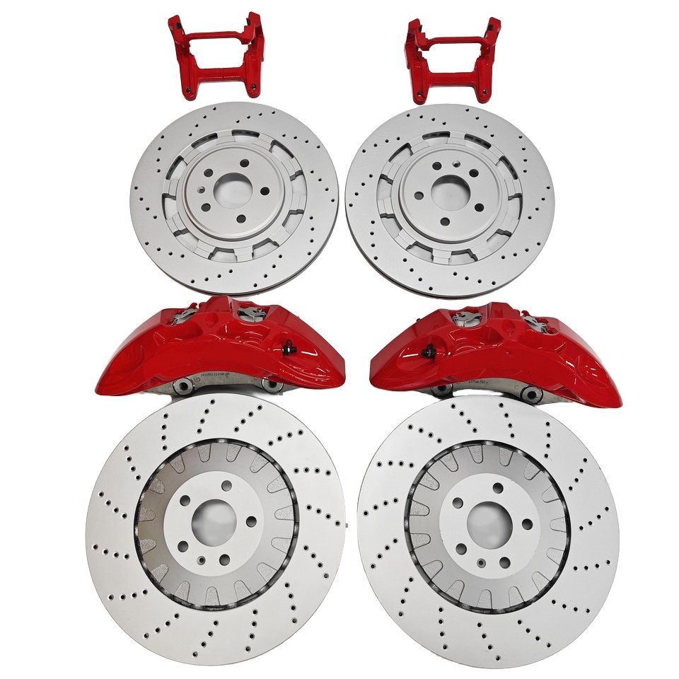 Akipolo 9N Custom Modified Racing Brake Caliper for 370MM Plus Disc Big Brake Kit for Audi New A4 A5 A6 A7 A8 Q5 Q7