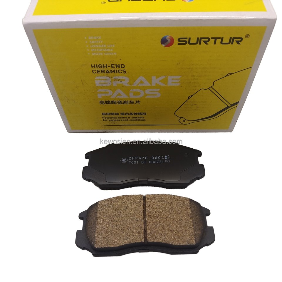 Factory Whosale Auto Car Parts New D602 D0037 D6070 Sp1142 Ceramic Front Brake Pads for Mitsubishi for toyota