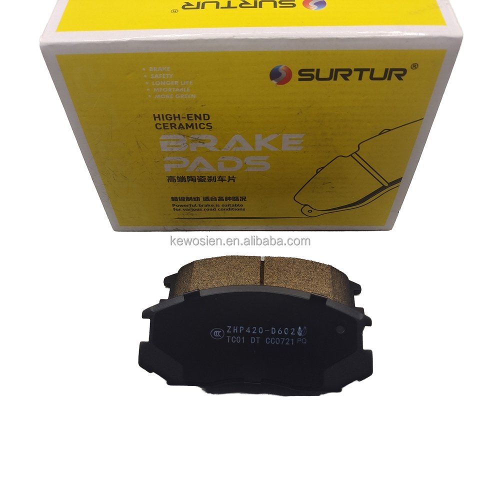 Factory Whosale Auto Car Parts New D602 D0037 D6070 Sp1142 Ceramic Front Brake Pads for Mitsubishi for toyota