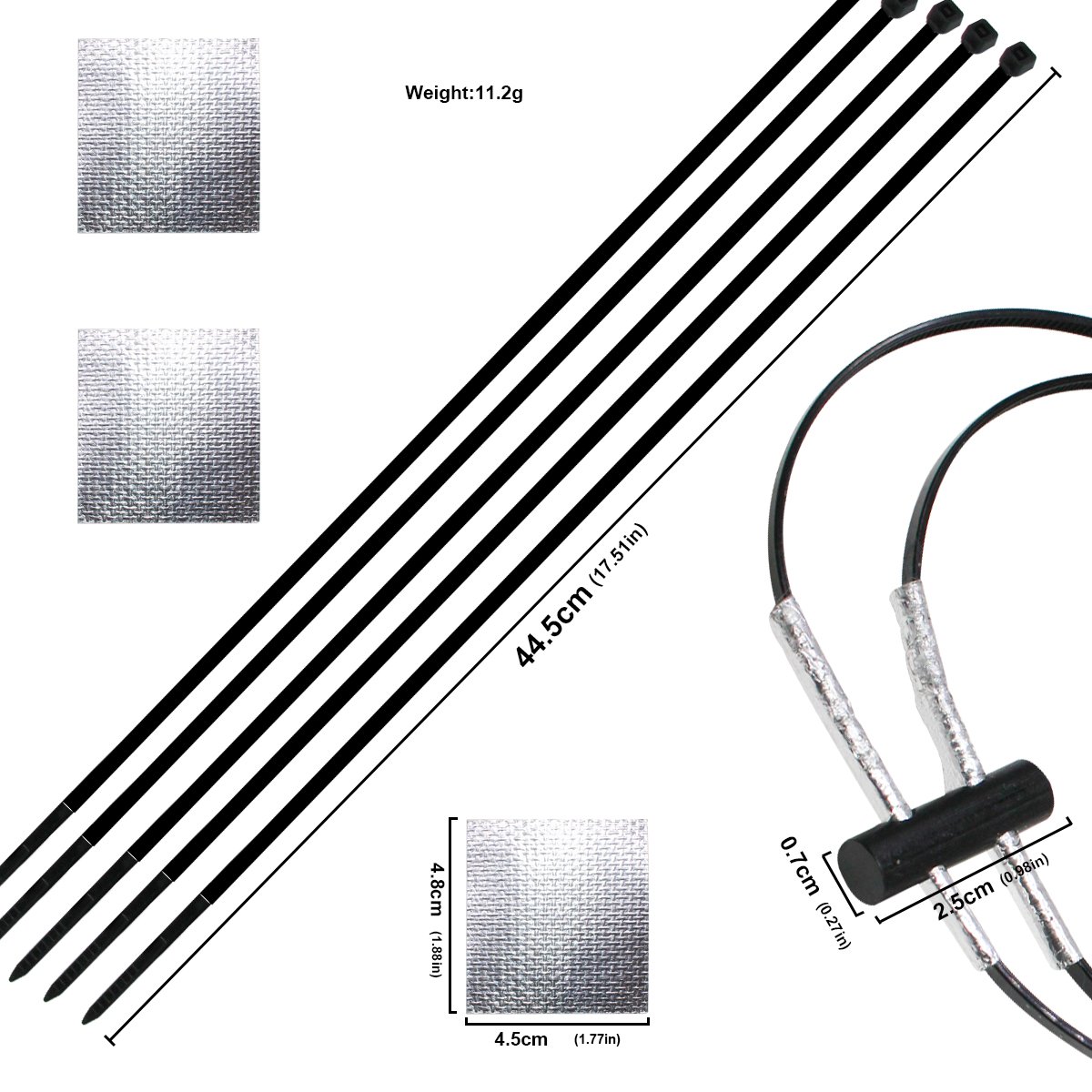 Outdoor Feuerstein Sparks Flint Stone for Skateboard and Motorcycle Shoes Foot Brake