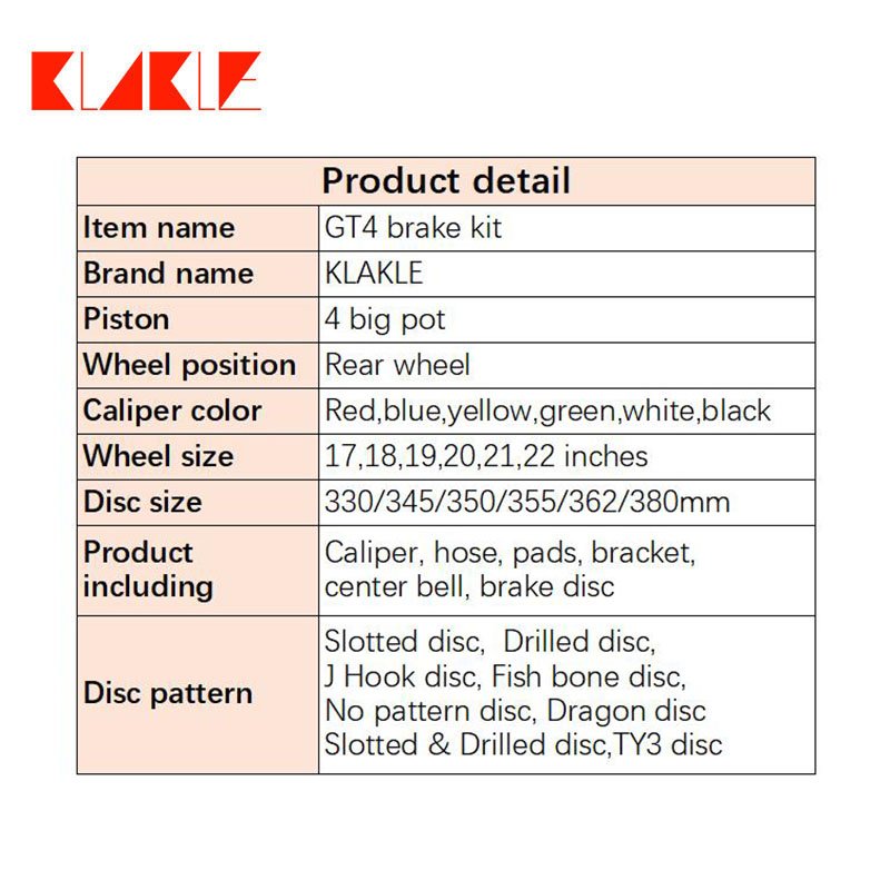 KLAKLE Front Caliper Kit 6POT Caliper Brake with 355x32MM Slotted Drilled Disc Rotor for NISSAN 300ZX 350Z 370Z 2003-2015 18Inch