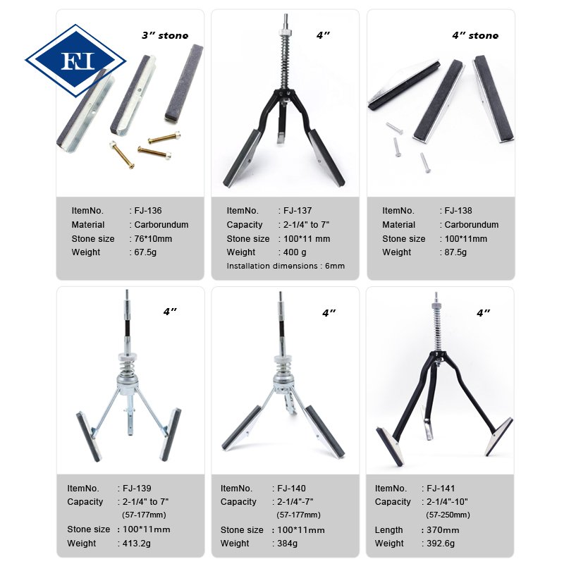 1inch 2inch 3inch 4inch Engine Brake Tools Cylinder Hone Tool Kits with Replacement Stones 100 Grit 220 Grit 400 Grit