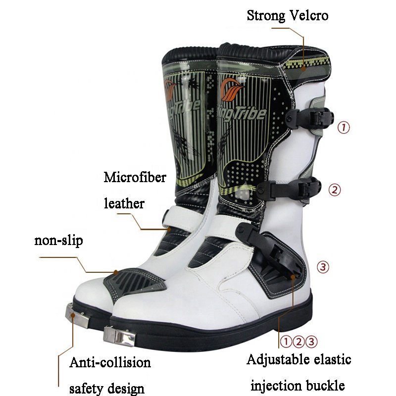 CQJB High Quality Motorcycle Riding Boots Motorcycle Shoes