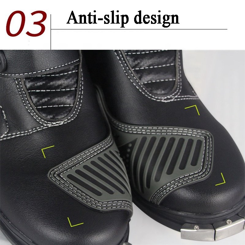 CQJB High Quality Motorcycle Riding Boots Motorcycle Shoes