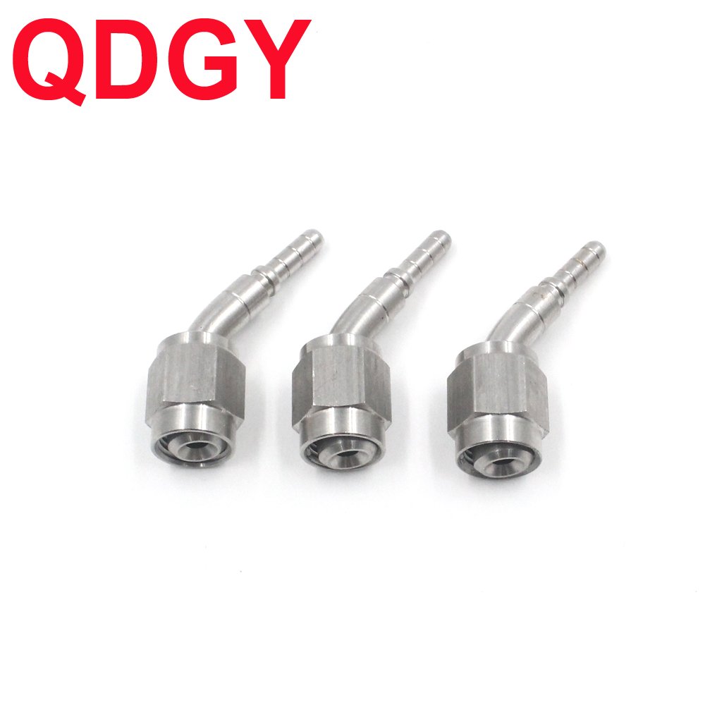 Stainless Steel Carbon Steel Auto Brake Hoses with PTFE Liner Conjoined with Crimped Female Hose Ends