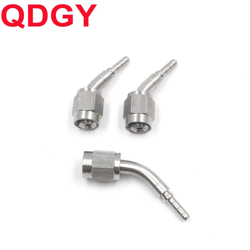Stainless Steel Carbon Steel Auto Brake Hoses with PTFE Liner Conjoined with Crimped Female Hose Ends