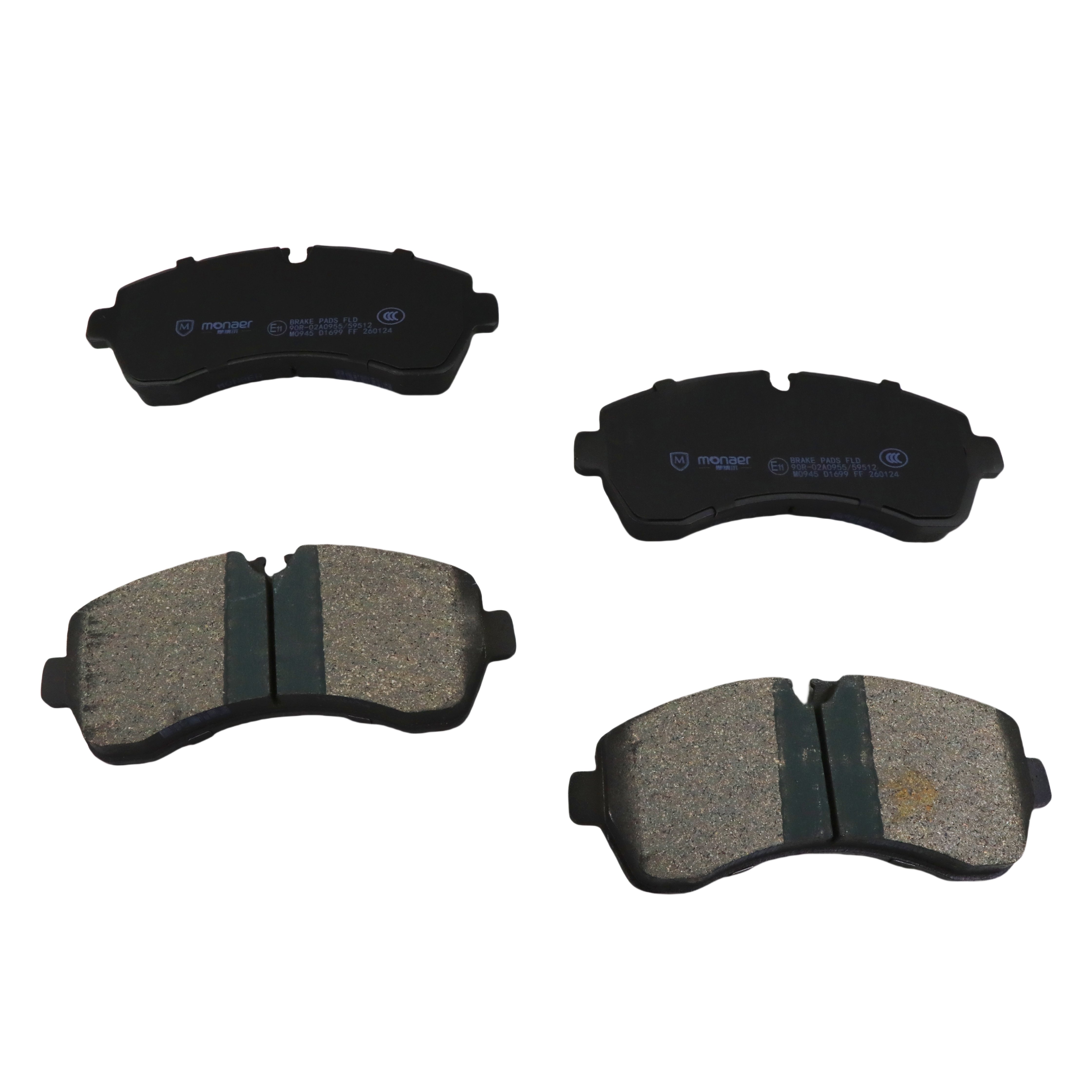 Monaer Brake Pads D1873 High Quality Ceramic Front Alex Brake Pad for MERCEDES-BENZ/VOLKSWAGEN