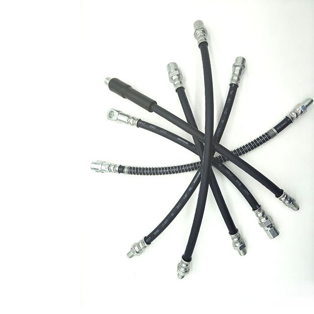 High Quality Certified Auto Brake Hoses Super Flexible Reinforcement Rubber Material Long Service Life Hydraulic Brake Hose