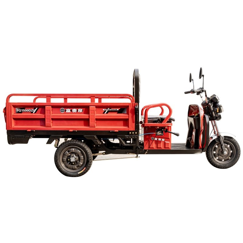1500W High-Power Automatic Reverse Electric Tricycle Manual Cargo Carrying Open Body Tricycle 60v Other Passenger Tricycle