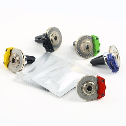 Alloy Metal Wholesale Auto Disc Brake Caliper Solid Fresheners Car Vent Perfume