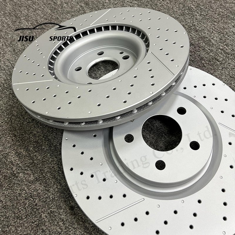 Factory Price Disc Brake Rotors and Brackets 350mm Rear Brakes Discs for Audi A5 A6 A9 S8 2019 2018