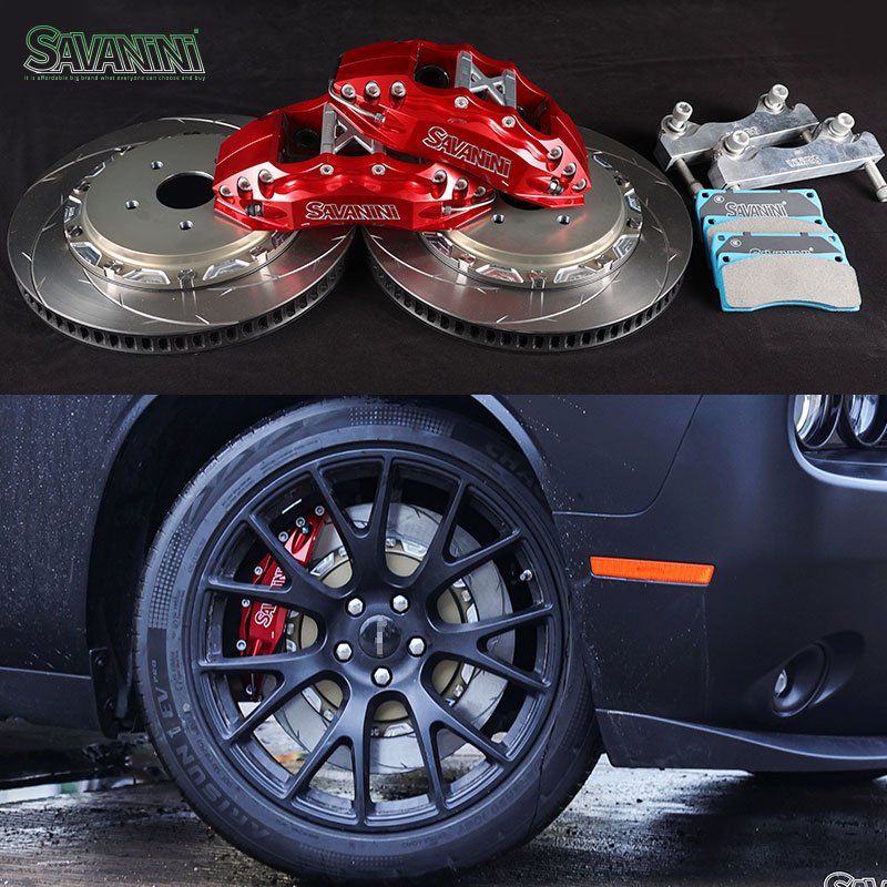 SAVANINI Aluminum Anodizing 4/6 Piston Caliper Big Brake Kit for Buick Verano(2015-2019)/Encore(2013-2019) 4pot 6pot Front Wheel