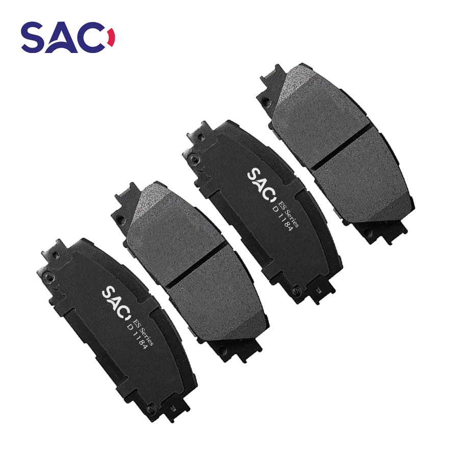SAC Factory D1184 Oem 04465-52260 Cost-effective Semi-metallic Car Brake Pad Parts for Toyota Prius C 2009-2015 Break Pads